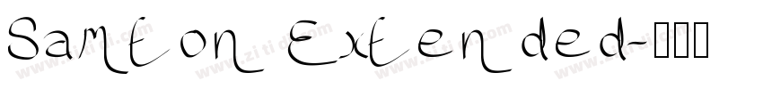 Samton Extended字体转换